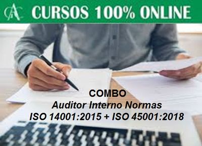 Auditor Interno das Normas ISO 45001:2018 + ISO 14001:2015 