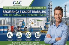 Curso Instrutor Multiplicador da Norma NR-20 Segurança e Saúde Trabalho com Inflamáveis e Combustíveis