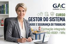 Curso de Gestor do Sistema de Gestão de Saúde e Segurança do Trabalho.