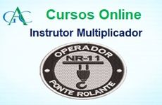 Curso de Instrutor Multiplicador Operador de Ponte Rolante da NR:11