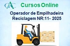 Curso Reciclagem Operador de Empilhadeira NR:11 - 2025