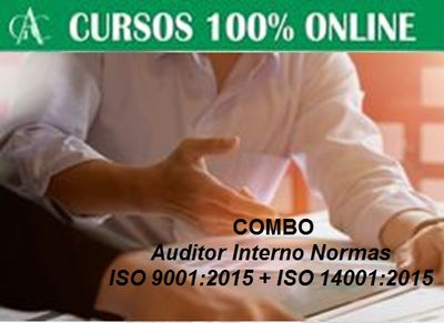 Auditor Interno das Normas ISO 9001:2015 + ISO 14001:2015