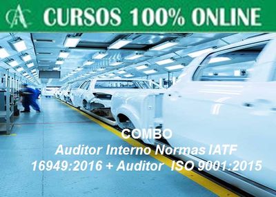 Auditor Interno das Normas IATF 16949:2016 + ISO 9001:2015