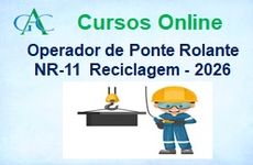 Curso Reciclagem Operador de Ponte Rolante - NR-11 - 2026