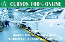 Auditor Interno das Normas IATF 16949:2016 + ISO 9001:2015