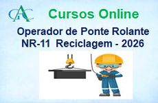 Curso Reciclagem Operador de Ponte Rolante - NR-11 - 2026