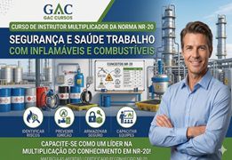 Curso Instrutor Multiplicador da Norma NR-20 Segurança e Saúde Trabalho com Inflamáveis e Combustíveis