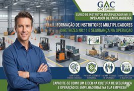 Curso de Instrutor Multiplicador Operador de Empilhadeira da NR:11