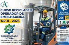 Curso Reciclagem Operador de Empilhadeira NR-11 - 2026