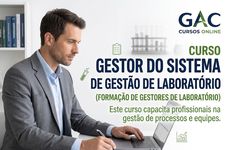 Curso Gestor do Sistema de Gestão de Laboratórios.