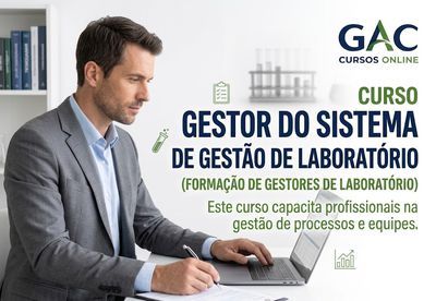 Curso Gestor do Sistema de Gestão de Laboratórios.